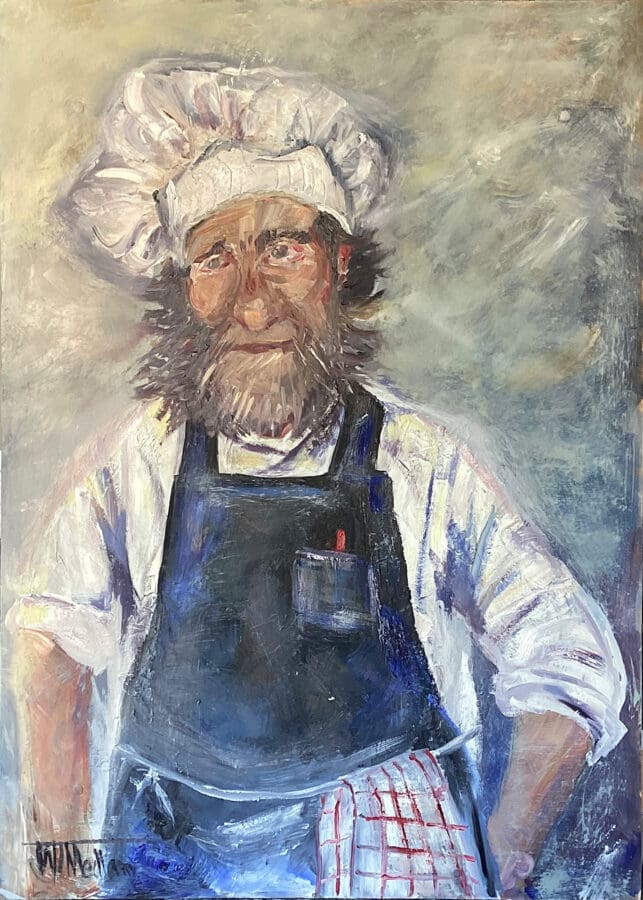 Andrew - portrait oil on board by East Yorkshire artist Wendy Medlam
